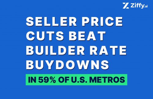 Seller Price Cuts Beat Builder Rate Buydowns in 59% of U.S. Metros