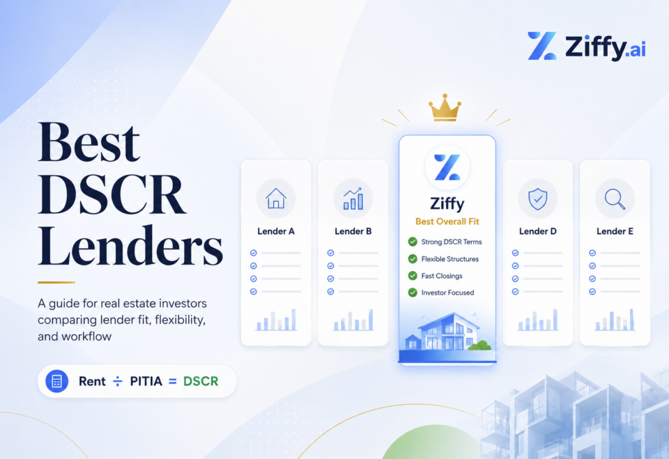 Best DSCR Lenders: 5 Options Real Estate Investors Should Compare