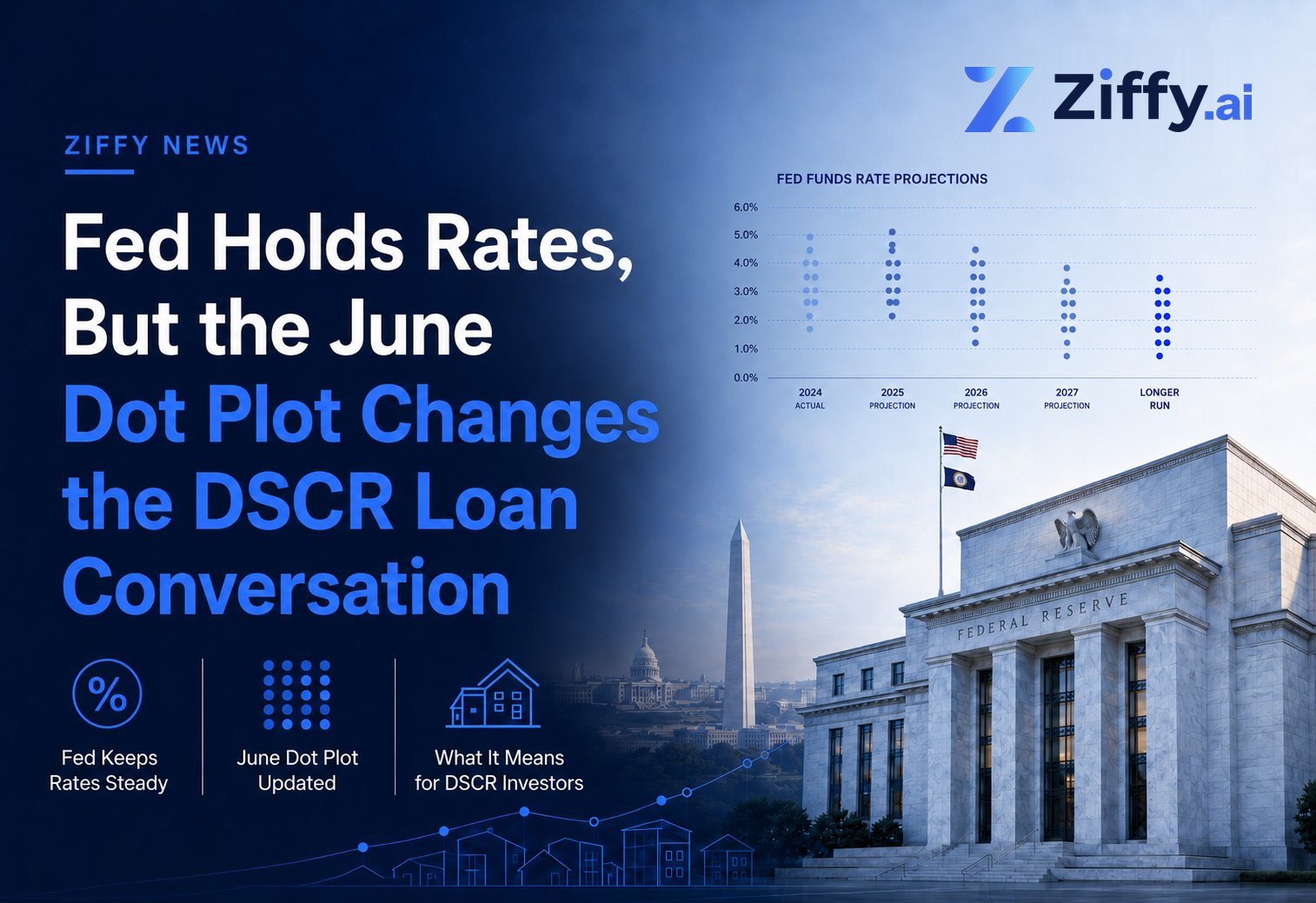 Fed Holds Rates: June Dot Plot Points to Tighter Rate Risk for DSCR Investors