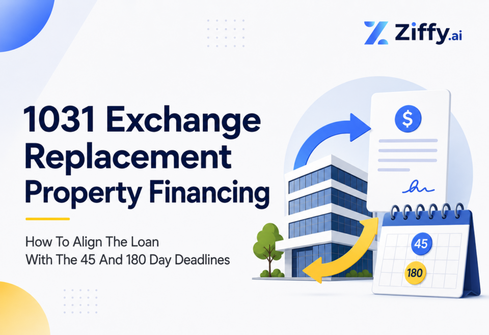 1031 Exchange Replacement Property Financing: How to Align the Loan With the 45- and 180-Day Deadlines