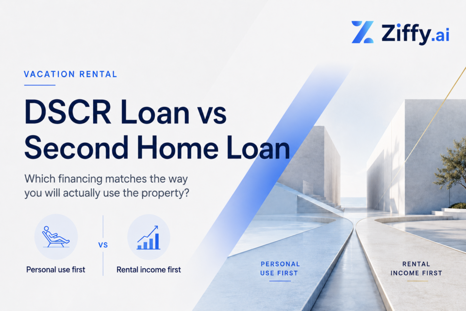 DSCR Loan vs Second Home Loan: Which Should You Use to Finance a Vacation Rental?