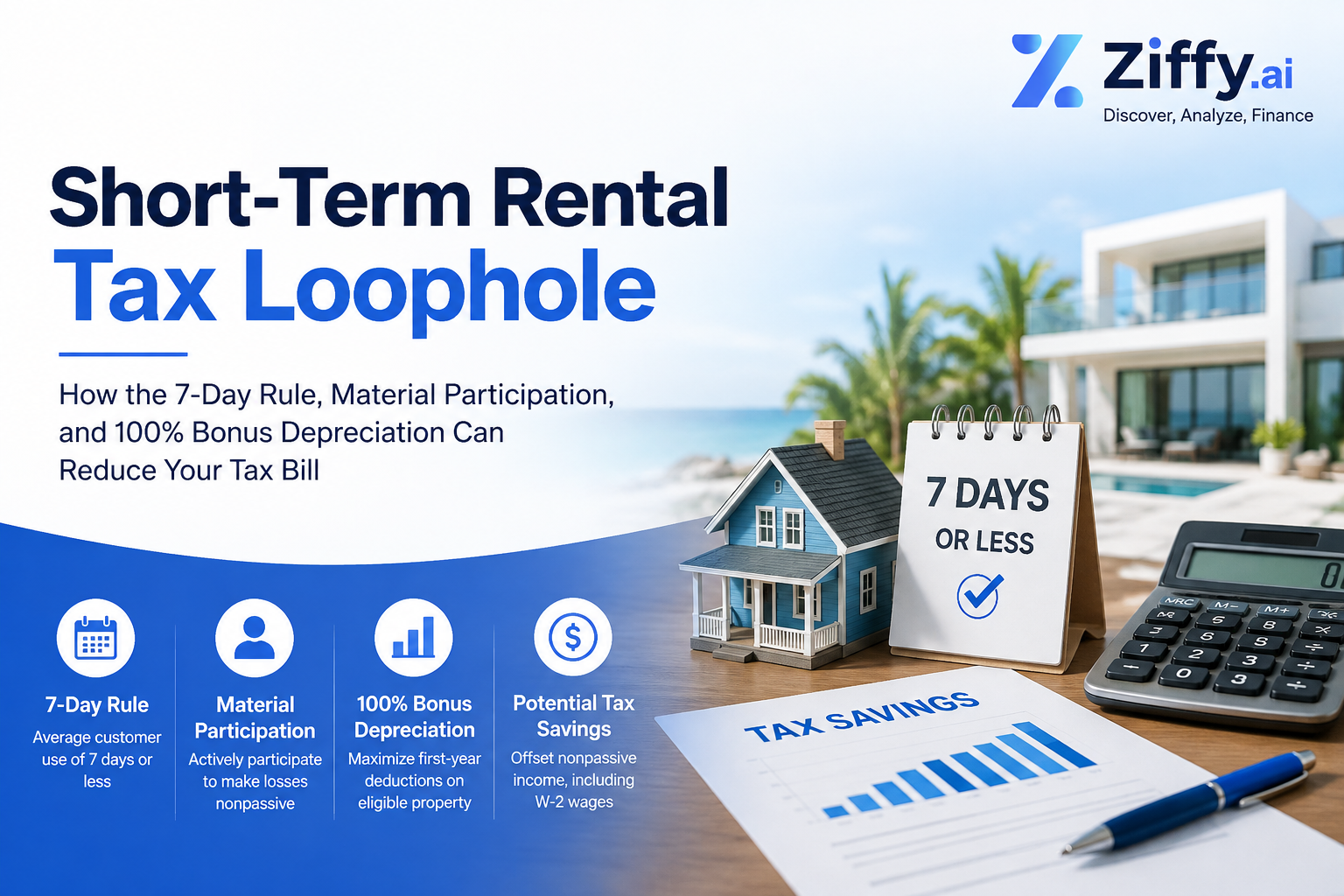 Short-Term Rental Tax Loophole in 2026: How the STR Tax Strategy Actually Works