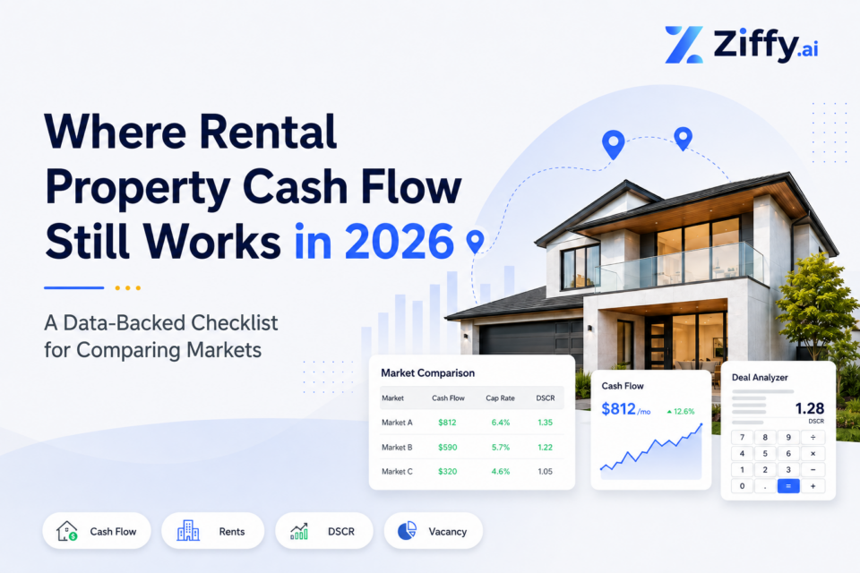 Where Rental Property Cash Flow Still Works in 2026: A Data-Backed Checklist
