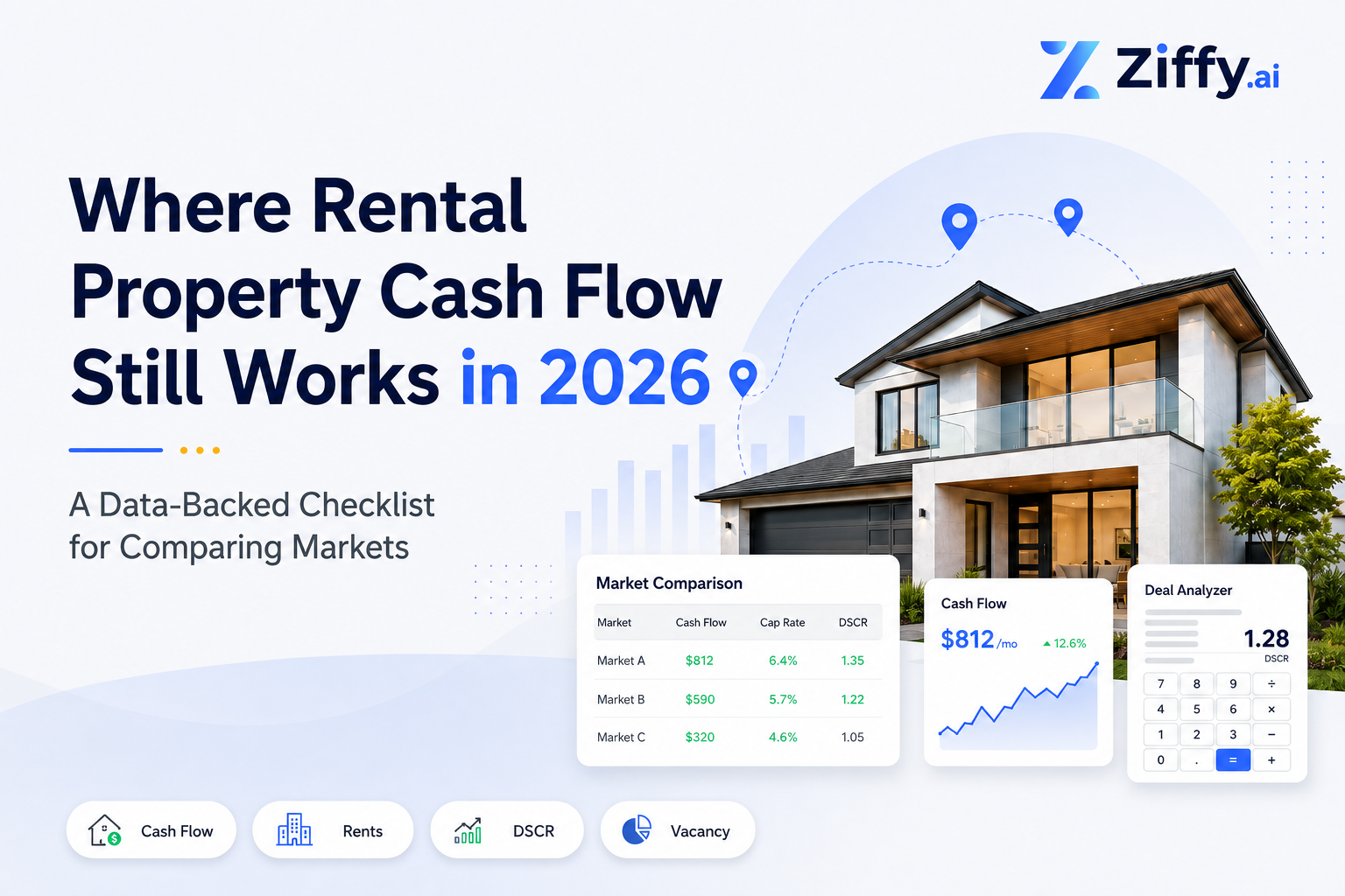 Where Rental Property Cash Flow Still Works in 2026: A Data-Backed Checklist