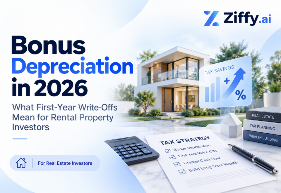 Bonus Depreciation in 2026: What First-Year Write-Offs Mean for Rental Property Investors